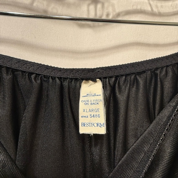 Best form Lace Black & Red Lingerie Shorts - Picture 3 of 5